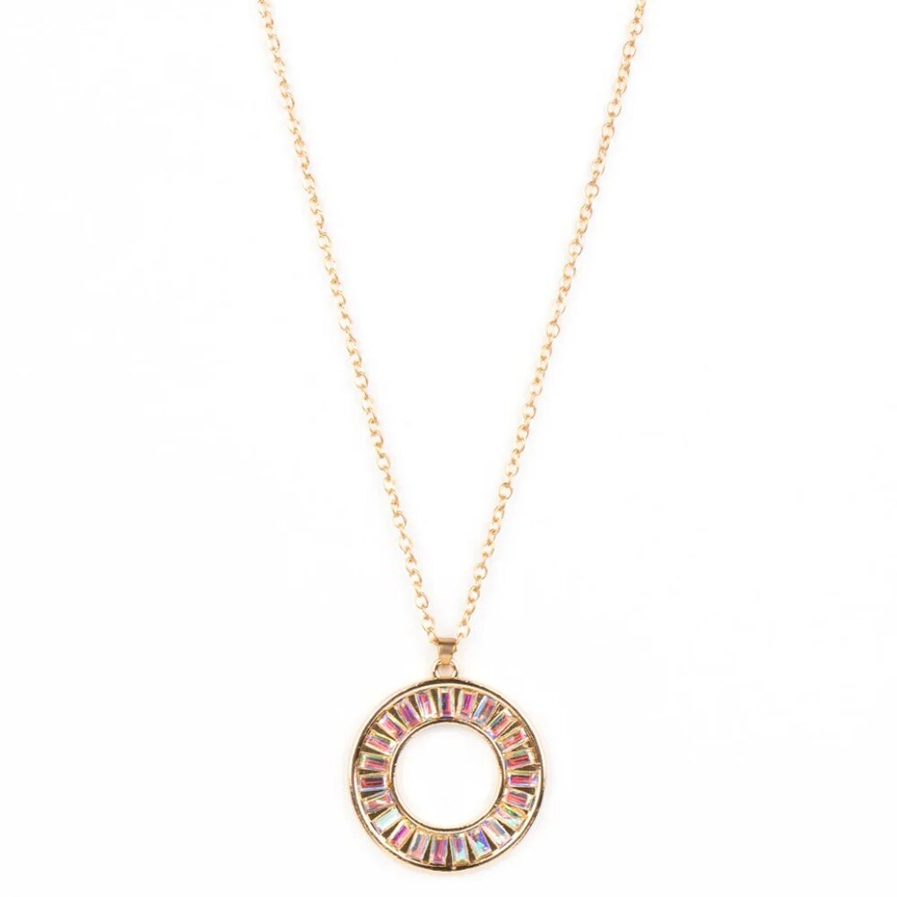 Paparazzi Clique Couture Gold Necklace & Earrings Set